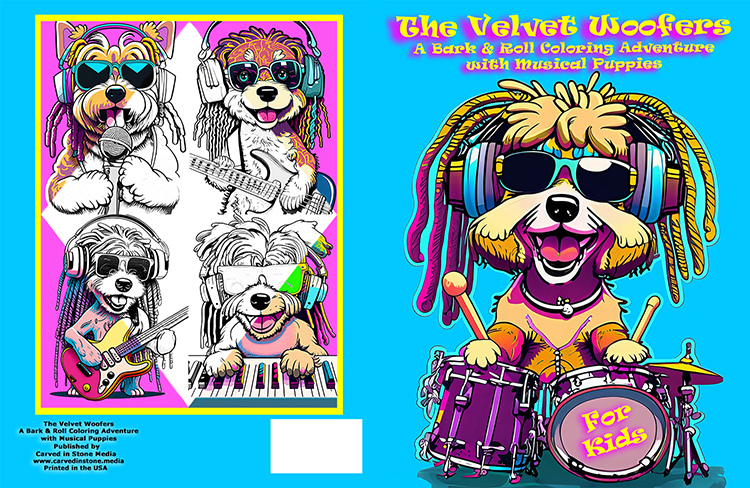 The Velvet Woofers Coloring Book